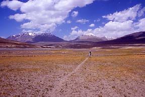 Lower Wakhjir Valley looking west back towards Aqbelis Pass